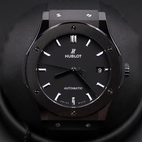 hublot black classic fusion|hublot classic fusion women's.